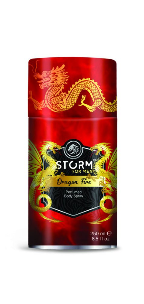 STORM DEO SPRAY FOR MEN DRAGON FIRE 250ML