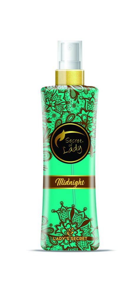 SECRET OF LADY PERFUMED SPRAY FOR WOMEN MIDNIGHT 200ML